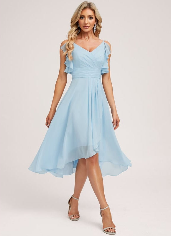 Robe Chic Fluide Bleu Nuit - gallery 3