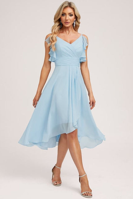 Robe Chic Fluide Bleu Nuit - gallery 3