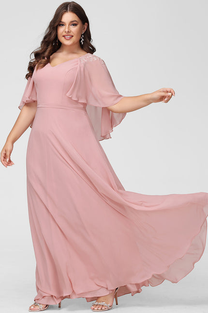 Robe Chic Élégance Rosée - gallery 6
