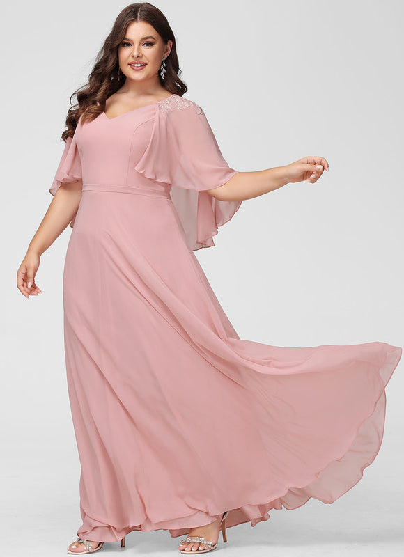 Robe Chic Élégance Rosée - gallery 6