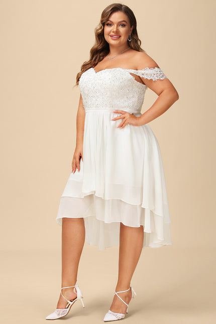 Robe De Plage Blanche Dentelle Boho Boheme Chic - gallery 9