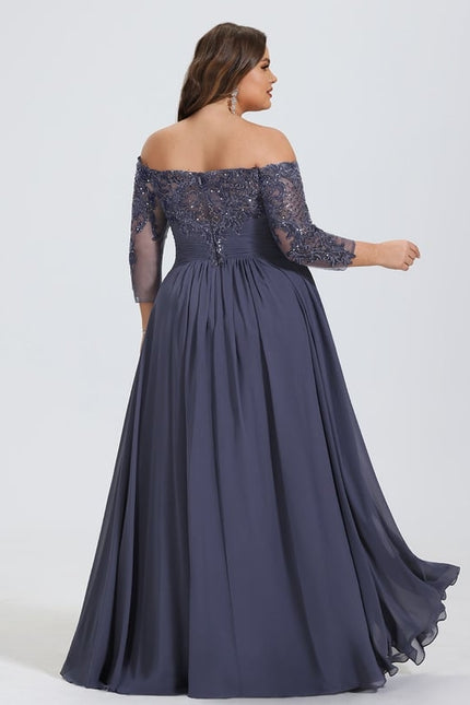 Robe Chic Élégante Charbon - gallery 8