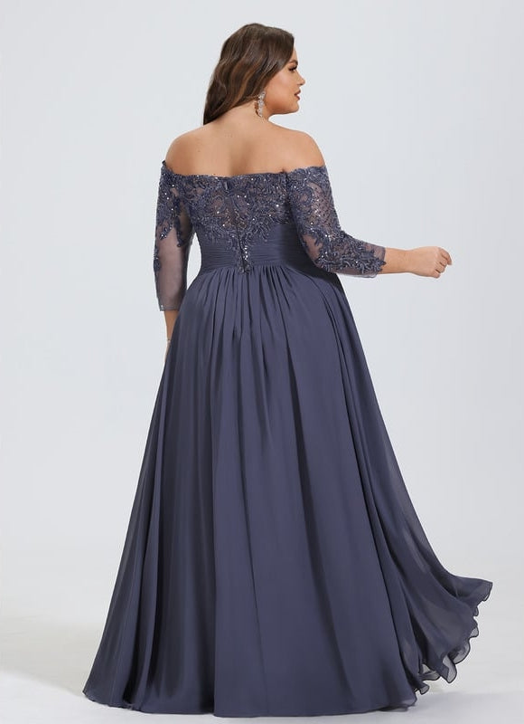 Robe Chic Élégante Charbon - gallery 8