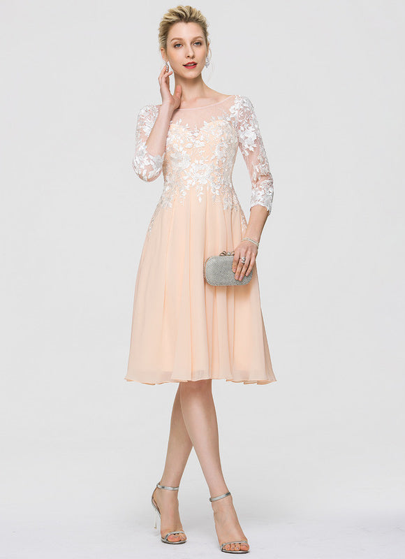 Robe Chic Chiffon Éclatante - gallery 5
