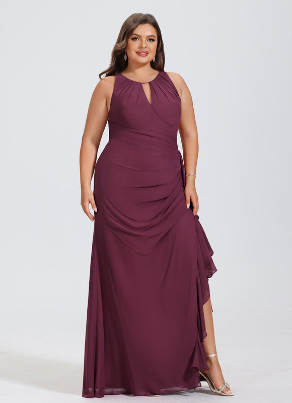 Robe Chic Bordeaux Volante - gallery 6