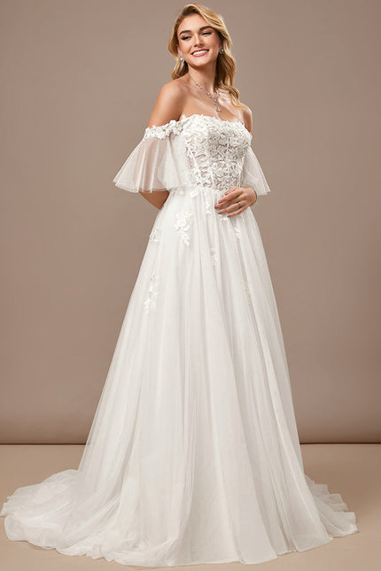 Robe Chic Mariée Tulle Étoilé - gallery 2