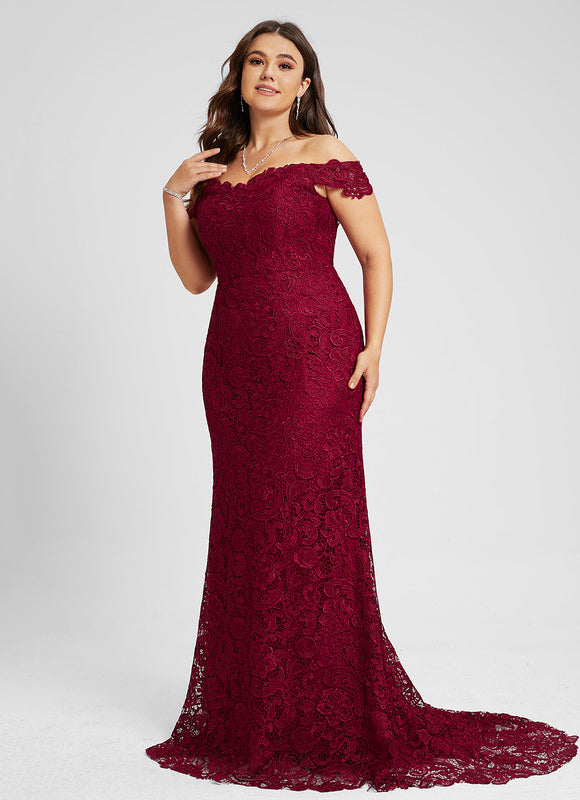 Robe Chic Bordeaux Élégance Lace - gallery 4