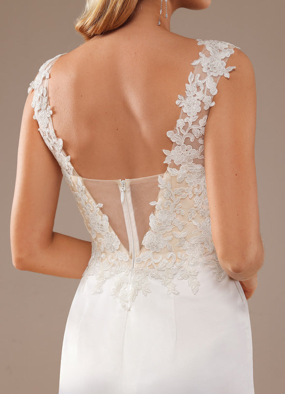 Robe Fourreau Blanche Chic - gallery 3