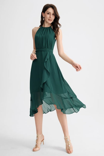 Robe Chic Ondée Émeraude - gallery 5