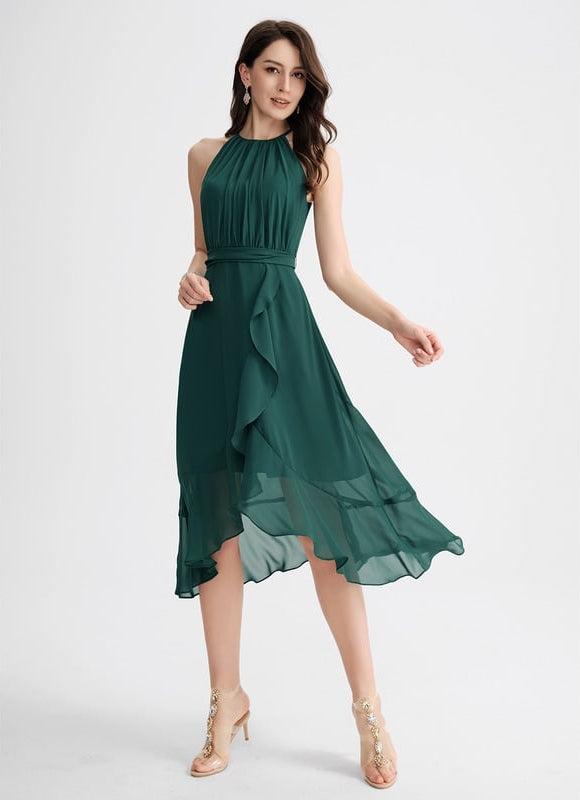 Robe Chic Ondée Émeraude - gallery 5