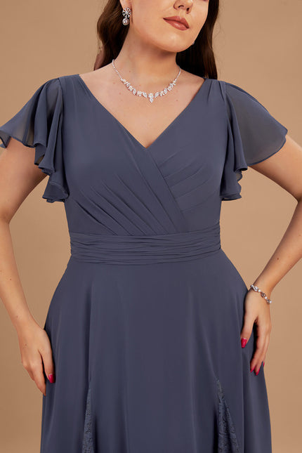 Robe Chic Aérienne Bordeaux - gallery 8