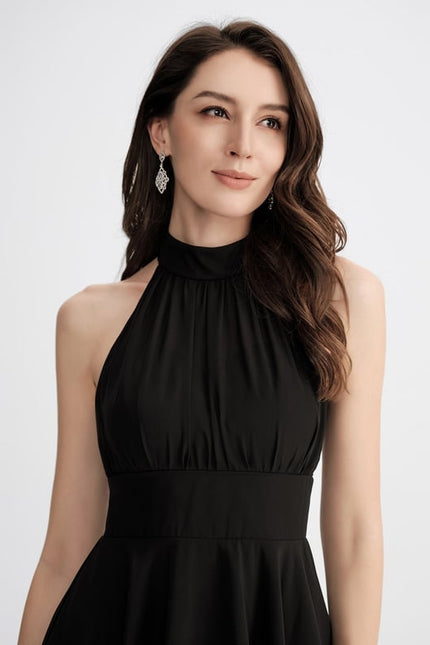 Robe Chic Noir Asymétrique Chic - gallery 2