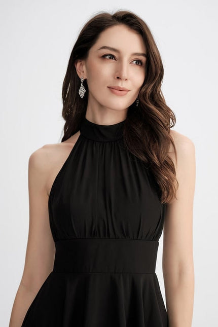 Robe Chic Noir Asymétrique Chic - gallery 2