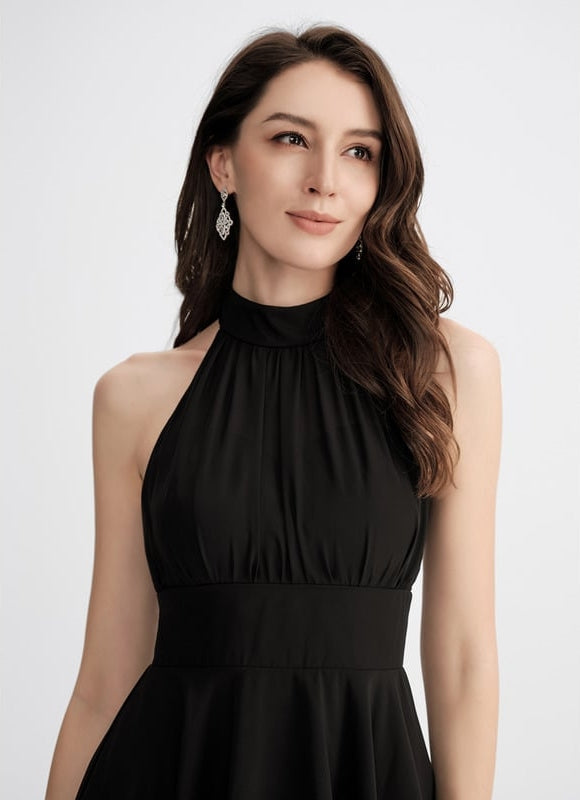 Robe Chic Noir Asymétrique Chic - gallery 2