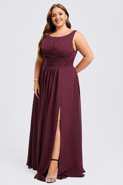 Robe Chic Mousseline Drapée - gallery 7