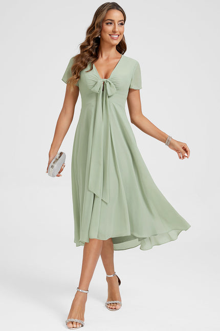 Robe Chic Fluide À Nouer - gallery 2