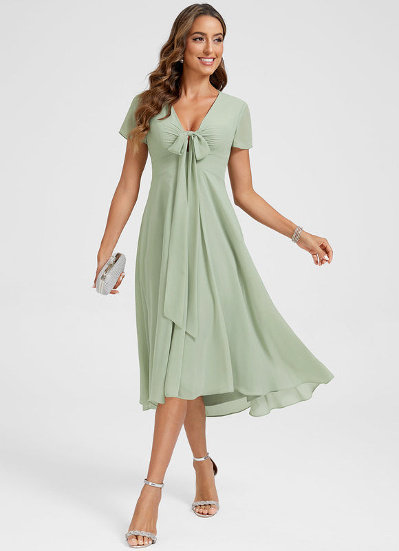 Robe Chic Fluide À Nouer - gallery 2