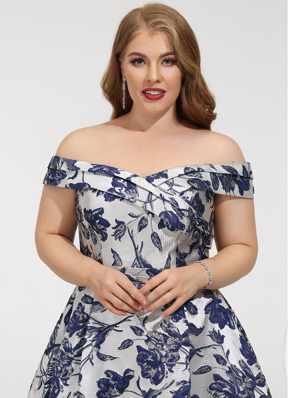 Robe Chic Fleur Satinée Élégante - gallery 9