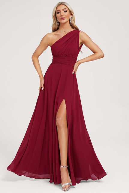 Robe Chic Bordeaux Fluide - gallery 8