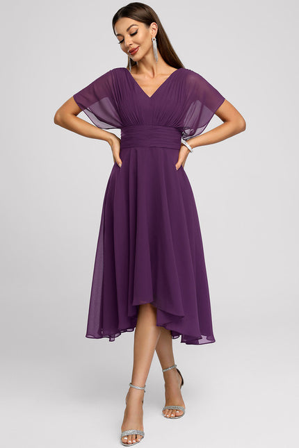 Robe Chic Asymétrique Vaporeuse - gallery 4