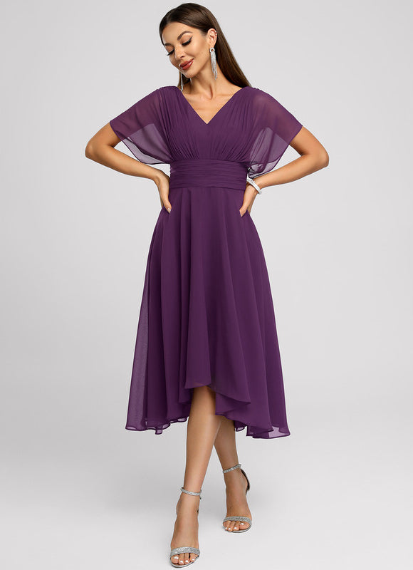 Robe Chic Asymétrique Vaporeuse - gallery 4