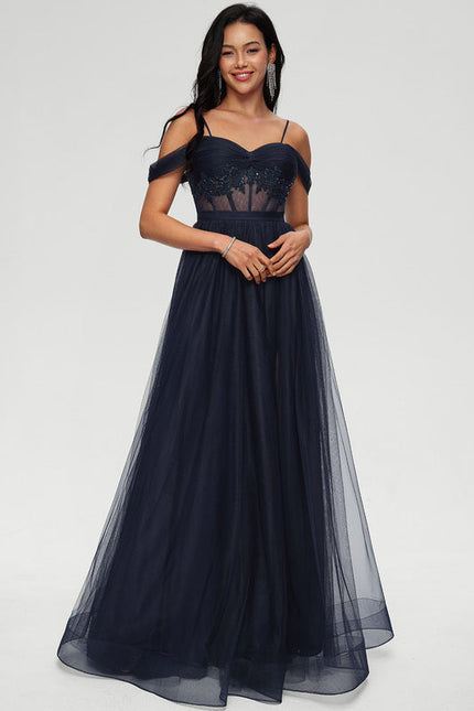 Robe Chic Élégance Tulle Svelte - gallery 2