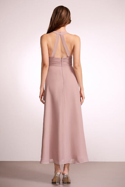 Robe Chic Mousseline Asymétrique - gallery 5