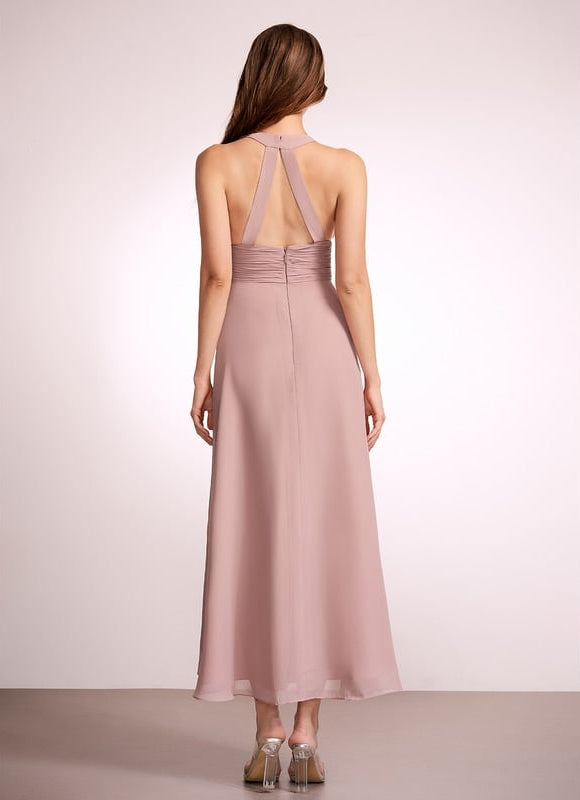 Robe Chic Mousseline Asymétrique - gallery 5