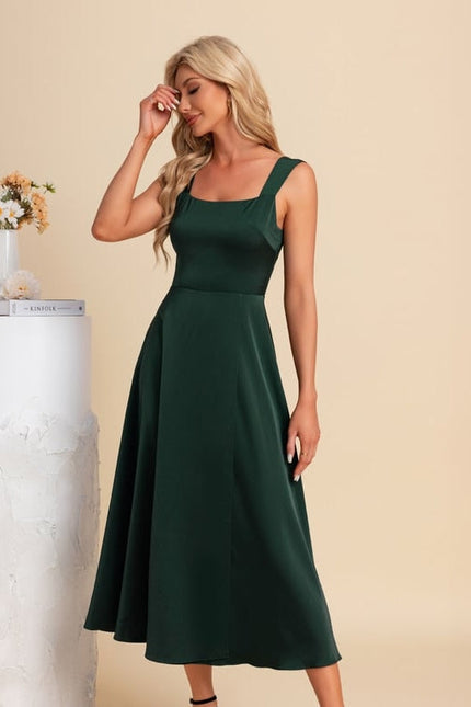 Robe Chic Satinée Midi - gallery 3