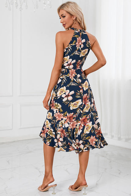 Robe Chic Fleurie Satinée - gallery 3