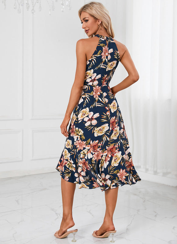 Robe Chic Fleurie Satinée - gallery 3