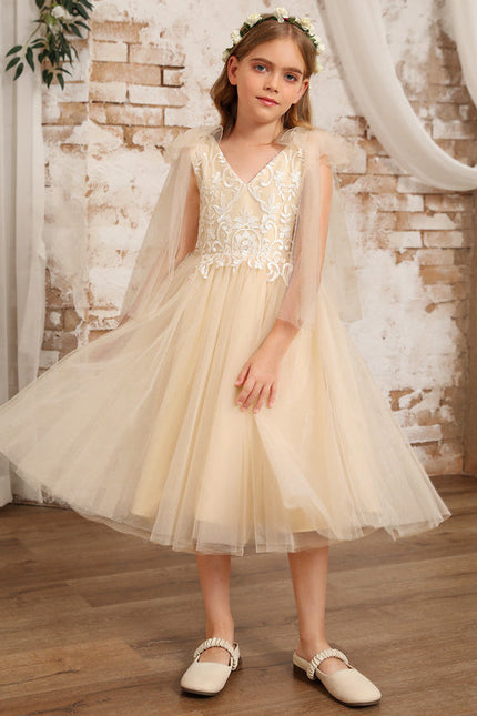 Robe Chic Tulle Beige - gallery 1