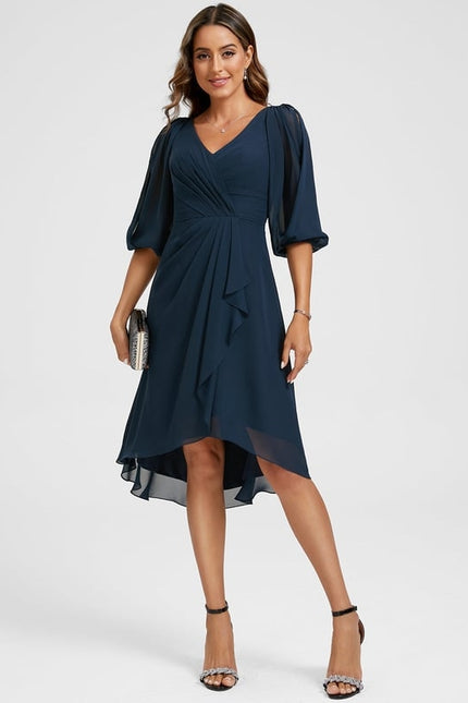 Robe Chic Asymétrique Vaporeuse - gallery 3