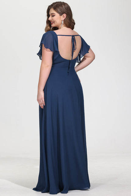 Robe Chic Longue Verte Raffinée - gallery 7