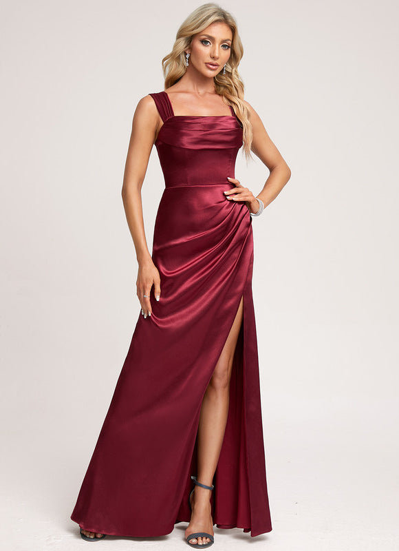 Robe Chic Satin Caramel