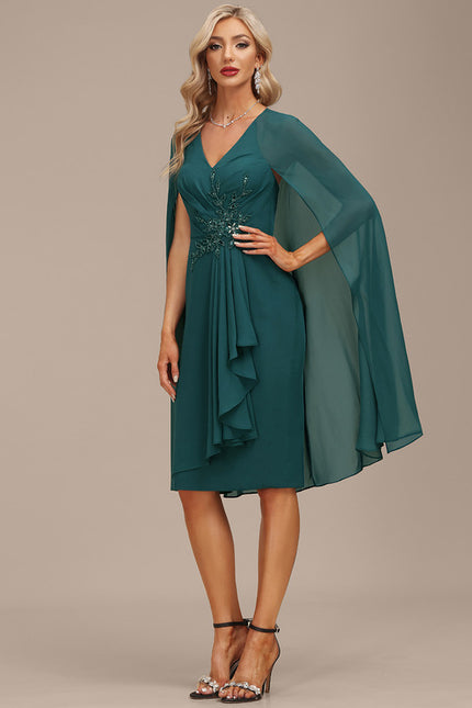 Robe Chic Voile Émeraude - gallery 4