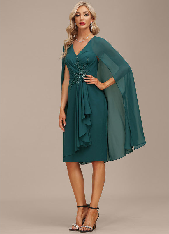 Robe Chic Voile Émeraude - gallery 4