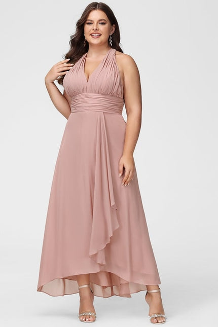 Robe Chic Mousseline Asymétrique - gallery 6