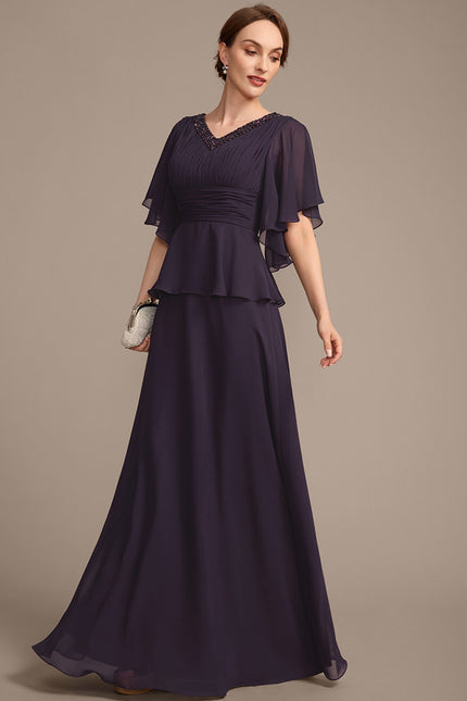 Robe Chic Plissée Améthyste - gallery 3