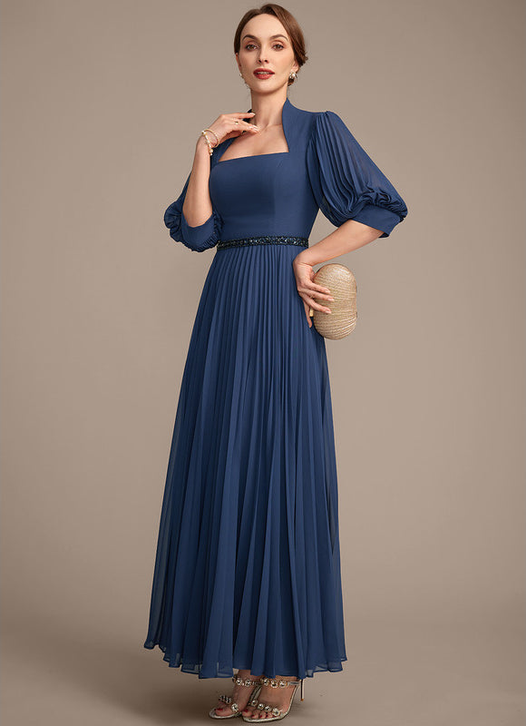Robe Chic Plissée Marine - gallery 3
