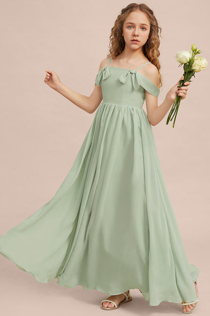 Robe Chic Chiffon Menthe - gallery 3