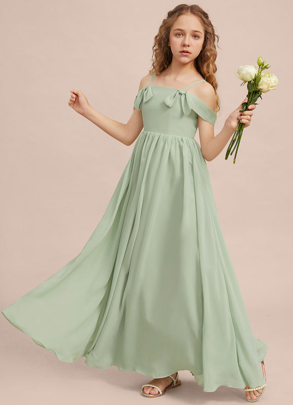 Robe Chic Chiffon Menthe - gallery 3