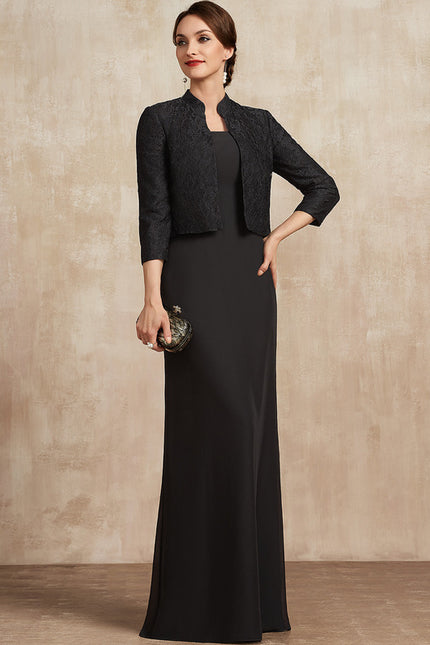 Robe Chic Ébène Élégant