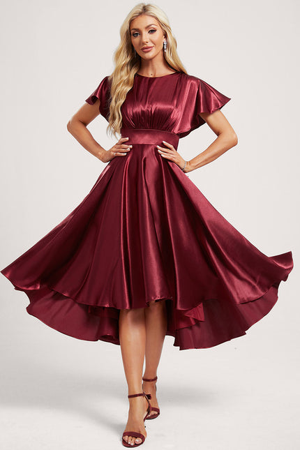 Robe Chic Satinée Rubis