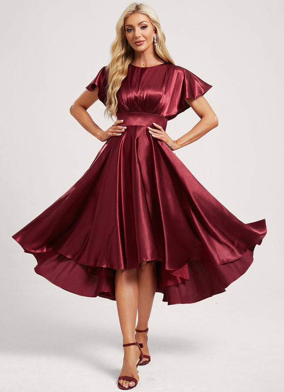 Robe Chic Satinée Rubis