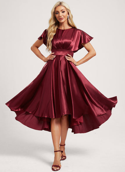 Robe Chic Satinée Rubis