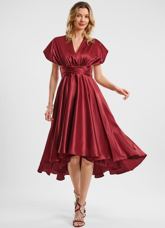 Robe Chic Rubis Élégante - gallery 2