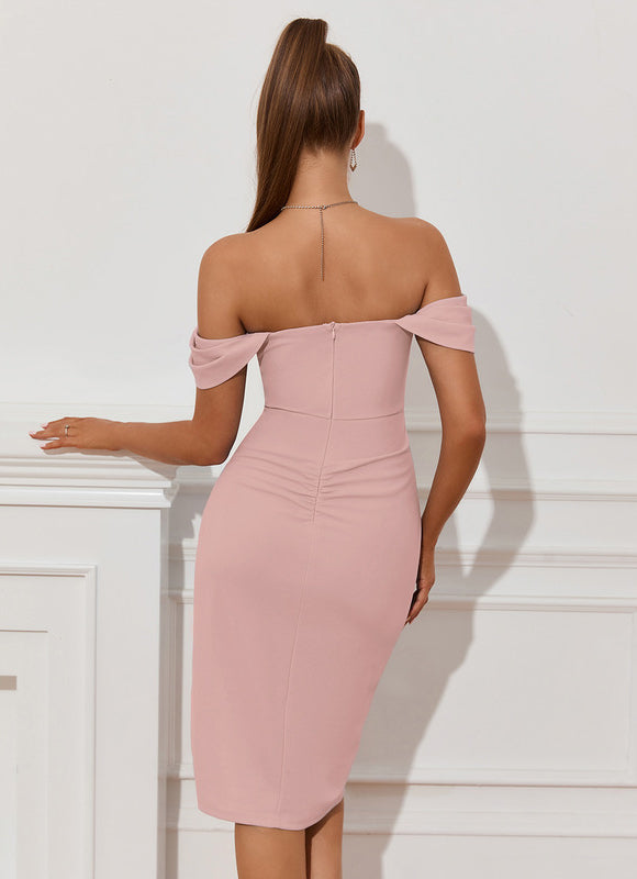 Robe Chic Céleste Drapée - gallery 8