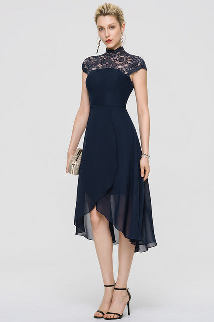 Robe Chic Fluide Bleu - gallery 2