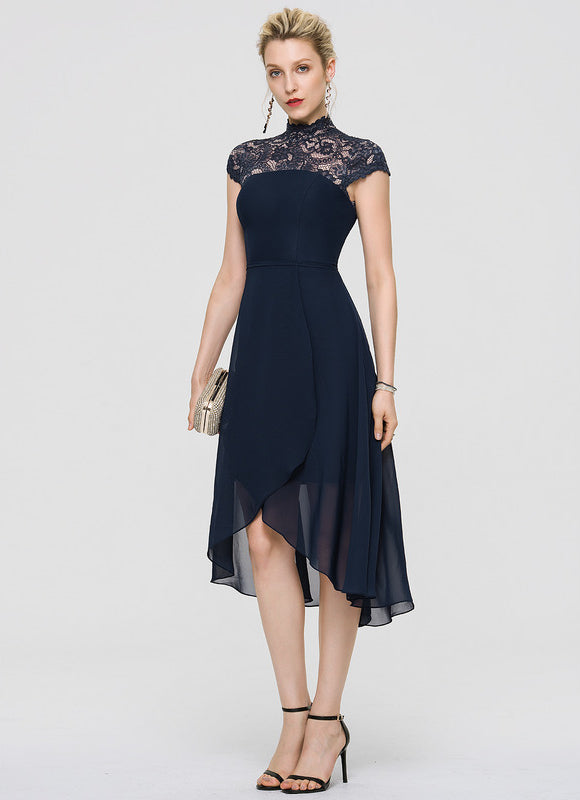 Robe Chic Fluide Bleu - gallery 2